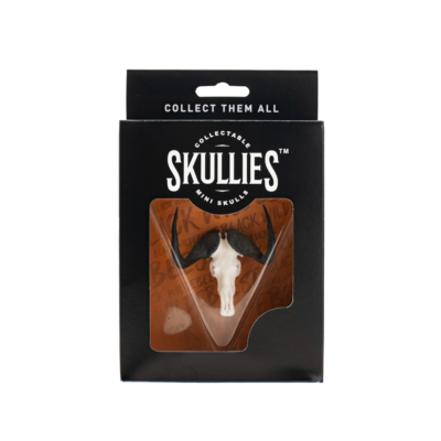Resin Skullies - Miniature Replica Black Wildebeest Skull
