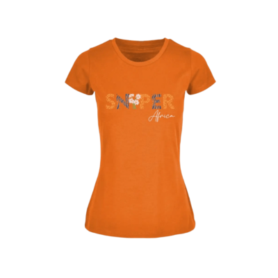 Sniper Ladies T-Shirts Flower - Orange