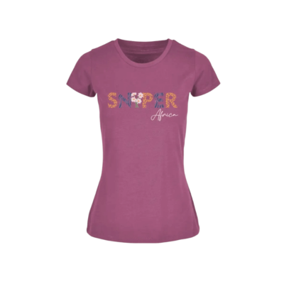 Sniper Ladies T-Shirts Flower - Pink
